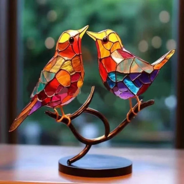 Glass Birds™ - Zweigstelle Schreibtisch Ornamente