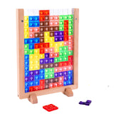 Tetris Toy™ - Geometrische Formen Kognitives Tetris Puzzle Spiel