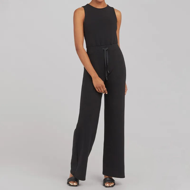 Desiree - Ärmelloser unifarbener Jumpsuit