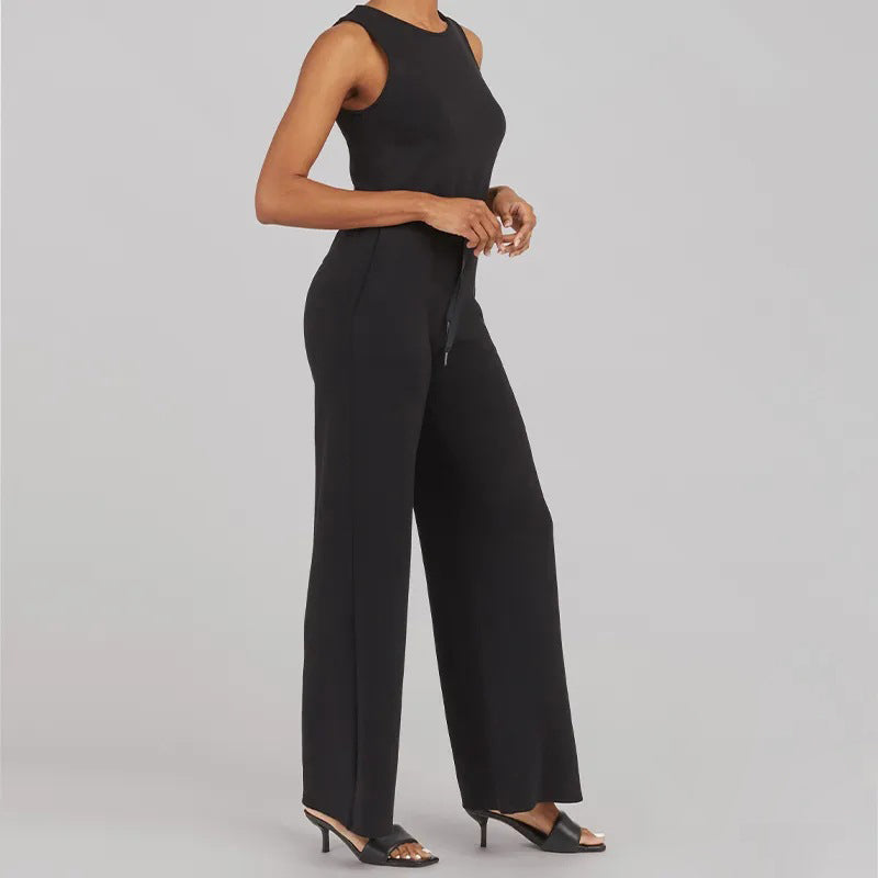 Desiree - Ärmelloser unifarbener Jumpsuit