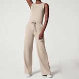 Desiree - Ärmelloser unifarbener Jumpsuit