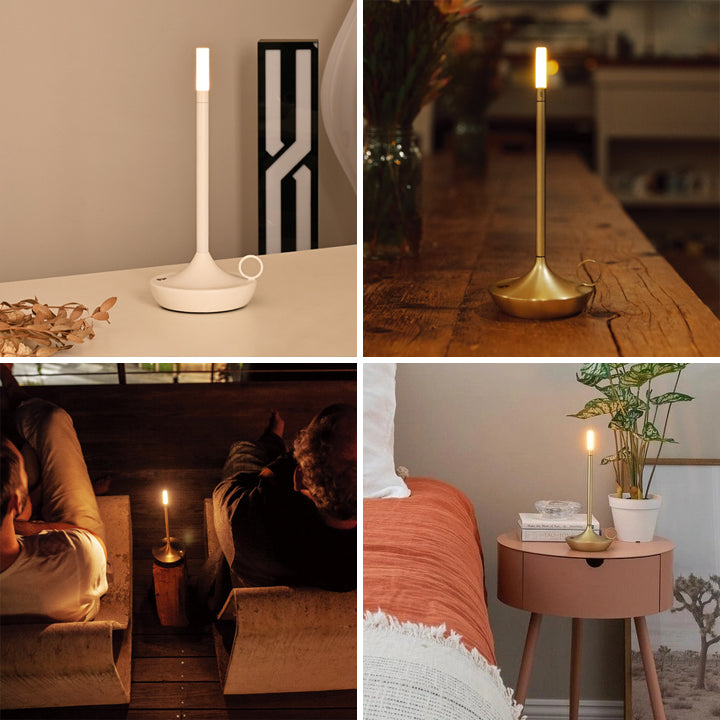 Candlelight™ - Kabellose wiederaufladbare Tischlampe