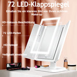 Vanity Mirror™ |  Dreifaltiger Make-up-Spiegel mit dreifarbiger LED-Beleuchtung