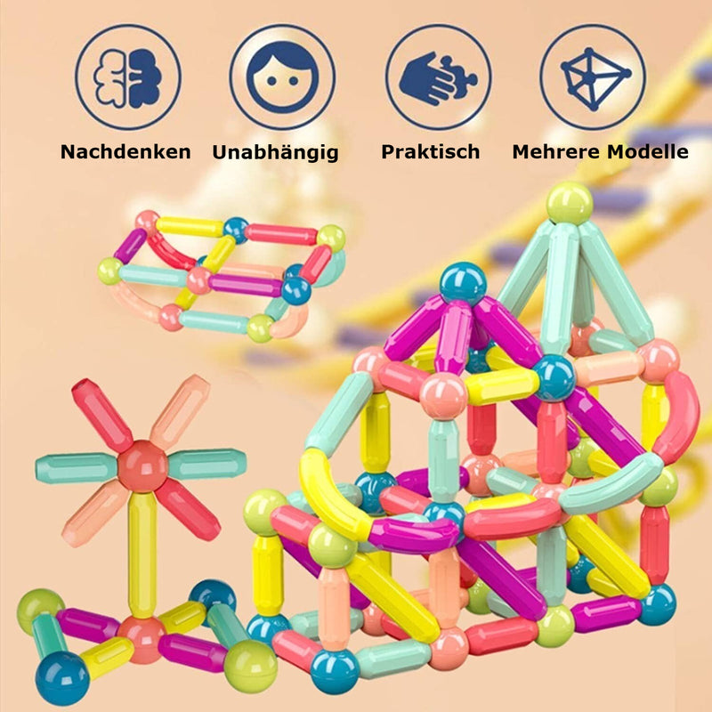 MagnetToys™ | Magnetisches Lernspielzeug für Kinder | Inklusive KOSTENLOS Aufbewahrungsbox im Wert von €19,95