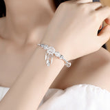 Dreamcatcher® | Verstellbares Silberarmband