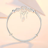 Dreamcatcher® | Verstellbares Silberarmband