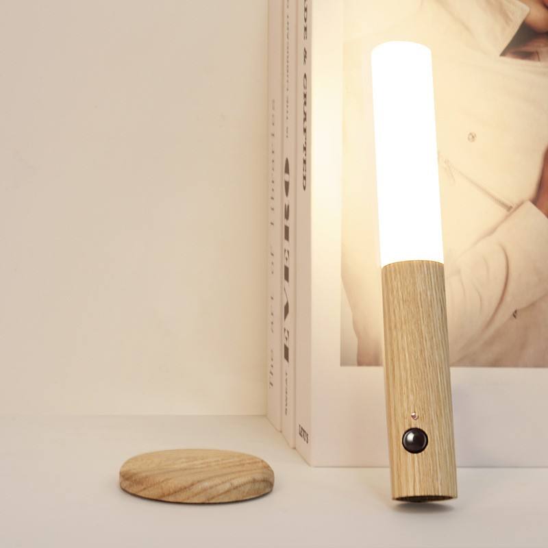 (1+1 Gratis) MagnetLight™ - Magnetische Wandleuchte aus Holz