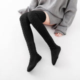 Kuschelige Overknee-Socken™ | Herbst und Winter feste Farbe über Knie Socken (1+1 Gratis)