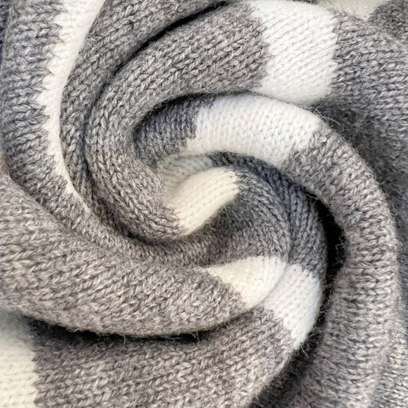 Tanala Strickjacke - Drucktasche Winter-Kapuzen-Strickjacke