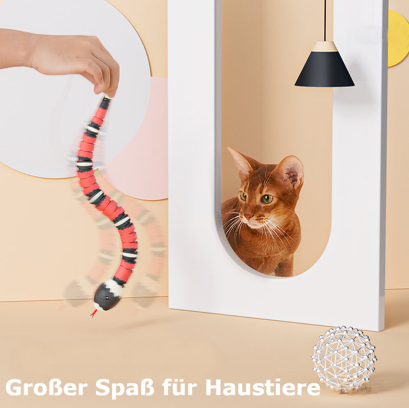 Snakey™️ | Smart Sensor Interaktives Schlangenspielzeug für Katzen