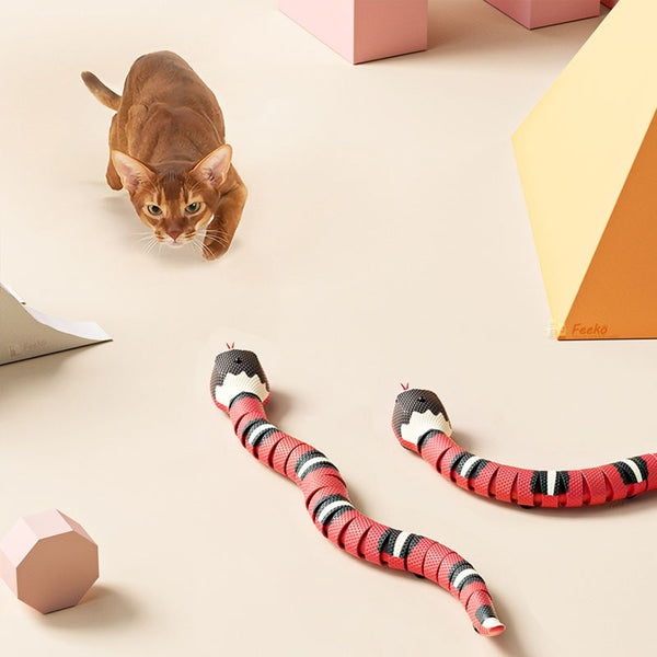 Snakey™️ | Smart Sensor Interaktives Schlangenspielzeug für Katzen