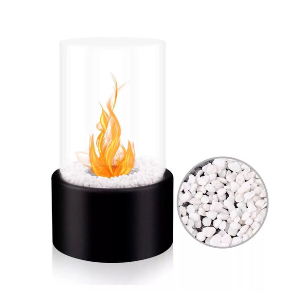 Fireplace™ - Tischkamin mit Steinen