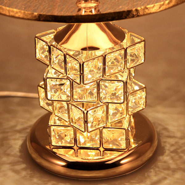 Crystalli™ - Luxuriöse Tischlampe mit Kristallen