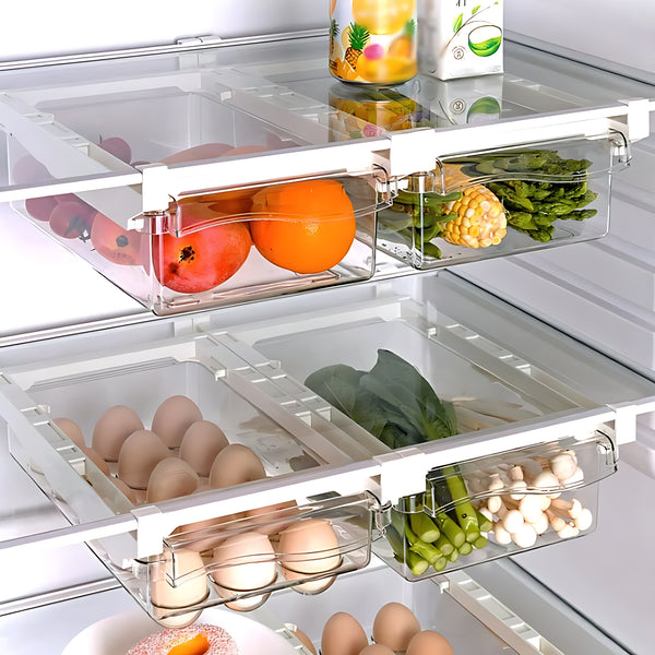 (1+1 Gratis) Friggidrawer™ | Halten Sie Ihren Kühlschrank sauber und aufgeräumt!