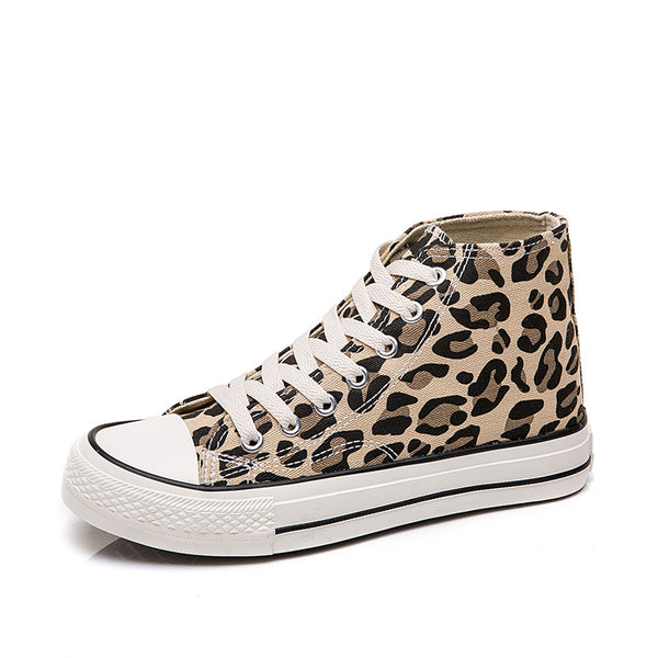 Trency's StellaShoe - Sommerschuhe aus Stoff mit Pantherprint